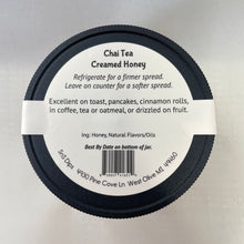 Load image into Gallery viewer, Chai Tea Creamed Honey