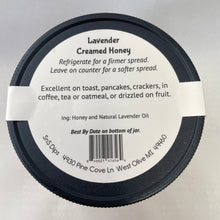 Load image into Gallery viewer, Lavender Creamed Honey