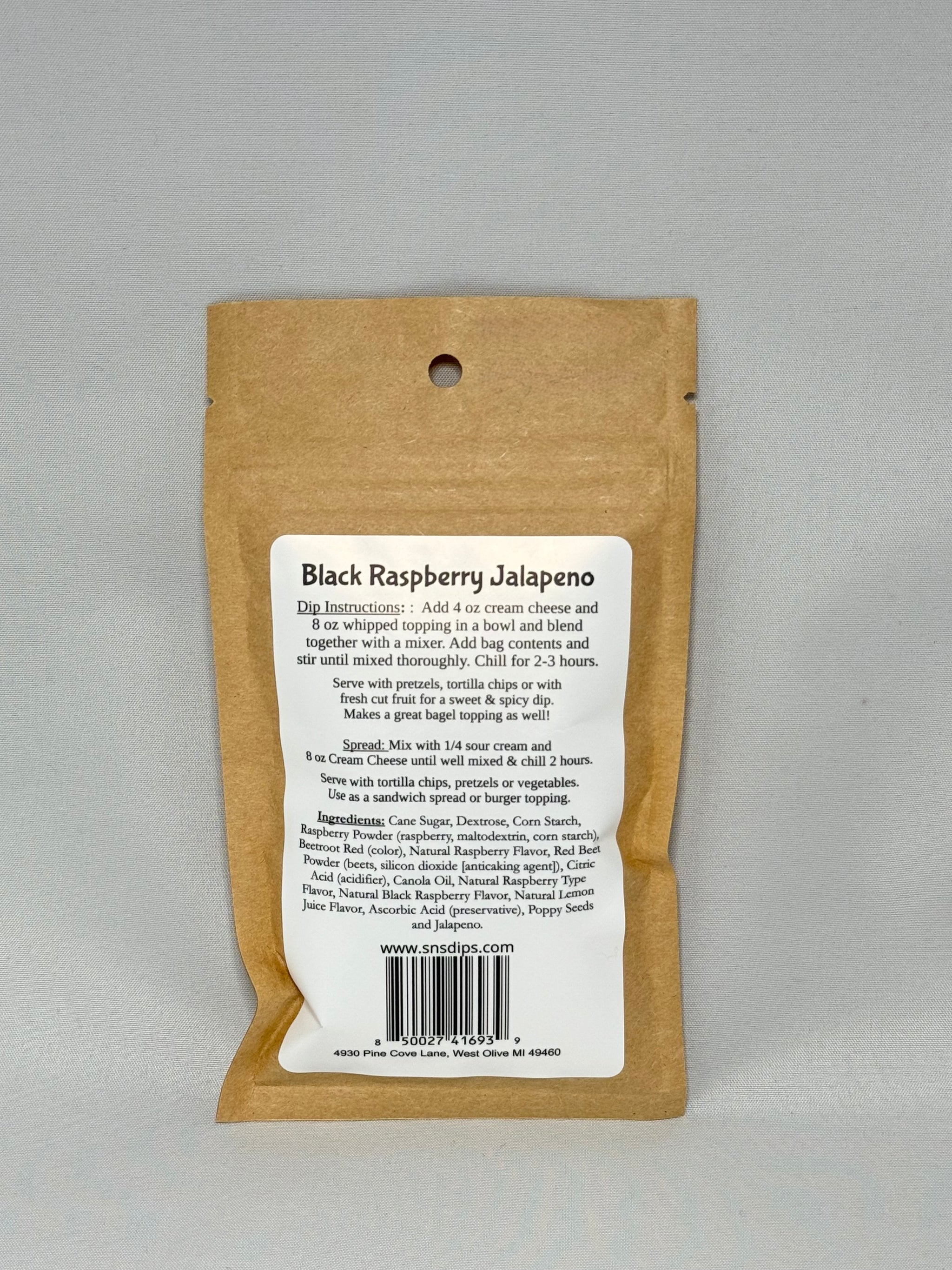 Black Raspberry Jalapeno Dip Mix – SnS Dips