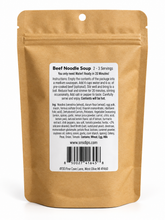 Load image into Gallery viewer, Beef noodle soup mix 2–3 servings directions and ingredients label
