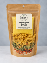 Load image into Gallery viewer, SnS Dips family size chicken noodle soup mix, serves 4–6

