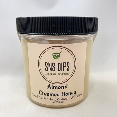 SnS Dips Almond Creamed Honey jar