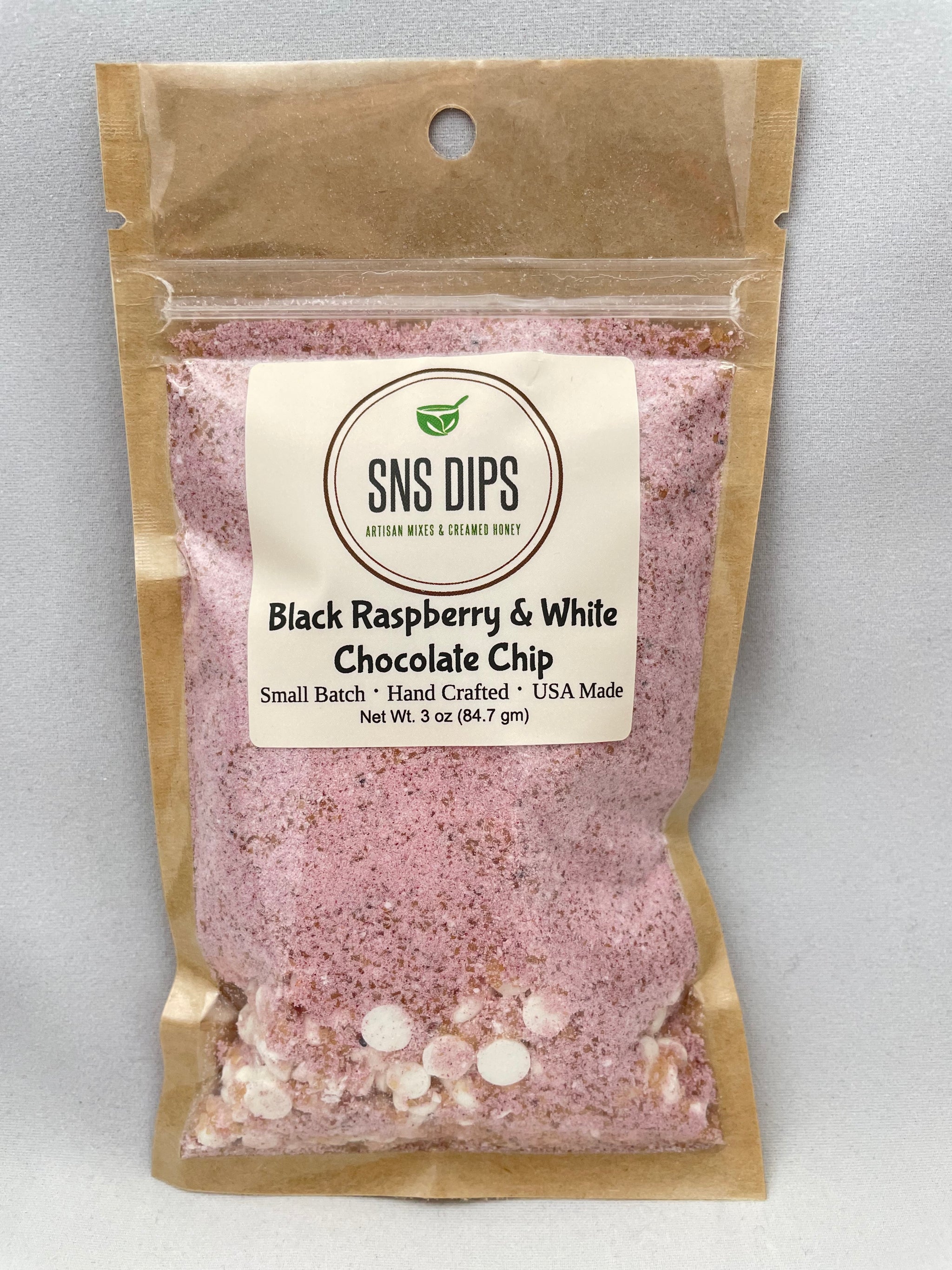 Black Raspberry White Chocolate Dip Mix | Sweet Dessert Dip | SnS Dips